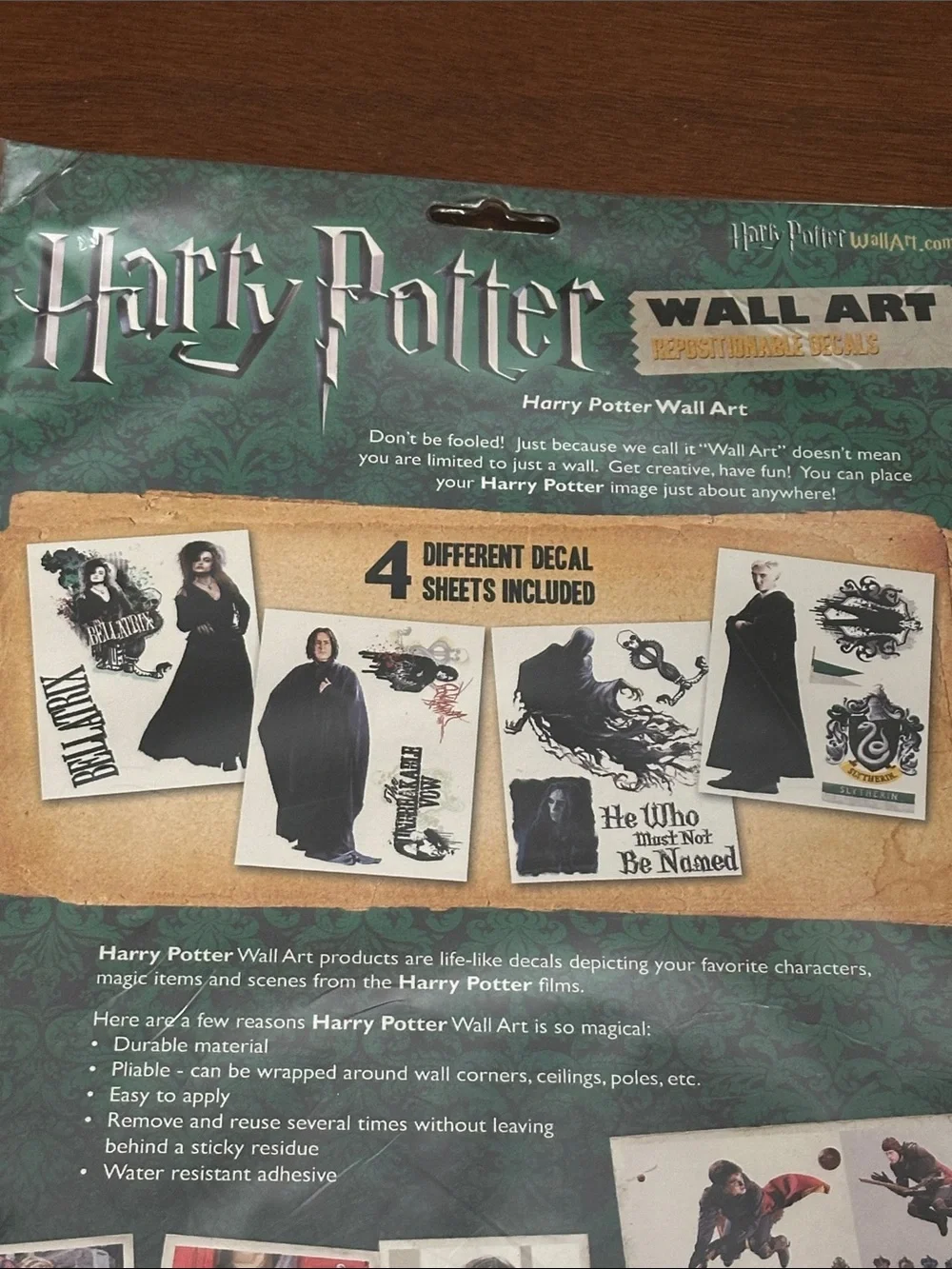 Harry Potter Wall Aer Repositionable Decals Dark Arts Heroine Classic